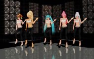 初音角色跳舞：3d角色動畫制作
